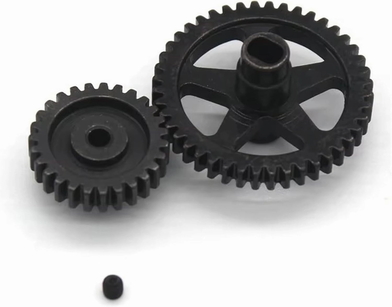 RC Car Parts for WLtoys 184016 144001 144002 144010 124016 124017 124018 124019 RC Remote Control Vehicle Metal Accessories Reducer Big Gear Replacement RC Car Parts