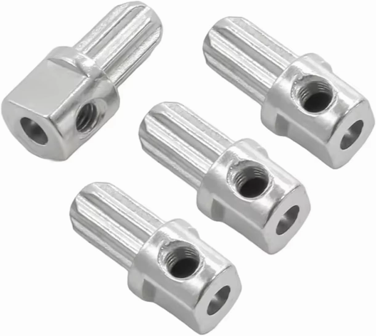 RC Car Upgrade Part for Traxxas for Slash 4X4 for VXL for Rustler for Stampede for Hoss for Remo for Hobby 9EMO HQ727 1/10 4pcs Metal Center Drive Hub 6888 RC Car