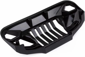 RC Car Upgrade Part for Wrangler for Axial for Scx10 90046 90047 90048 1/10 Angry Front Grille Wheel Eyebrow Decoration Set RC Crawler Car(Front Grille)