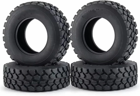 Rc Car Wheel Rim Tire Compatible with Tamiya 1/14th Wheel Rim Rubber Tyre Wheels Tires 84x30mm Hubs RC Tractor Trailer Cargo Tow Drag Truck Parts