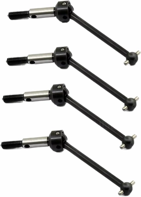 RC Drive Shaft Compatible with Sakura 1/10 RC for Racing Cars Upgrade Parts Replacement Accessories 4pcs 44mm Metal CVD Drive Shaft 417 XI S/D4