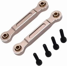 Rc Special Connecting Rod for Hyper GO for MJX 14211 1/14 Metal Front Steering Fixed Rod Rc Crawler Car Truck for Buggy Parts and Accessories Upgrades Replacement Use(Silver)