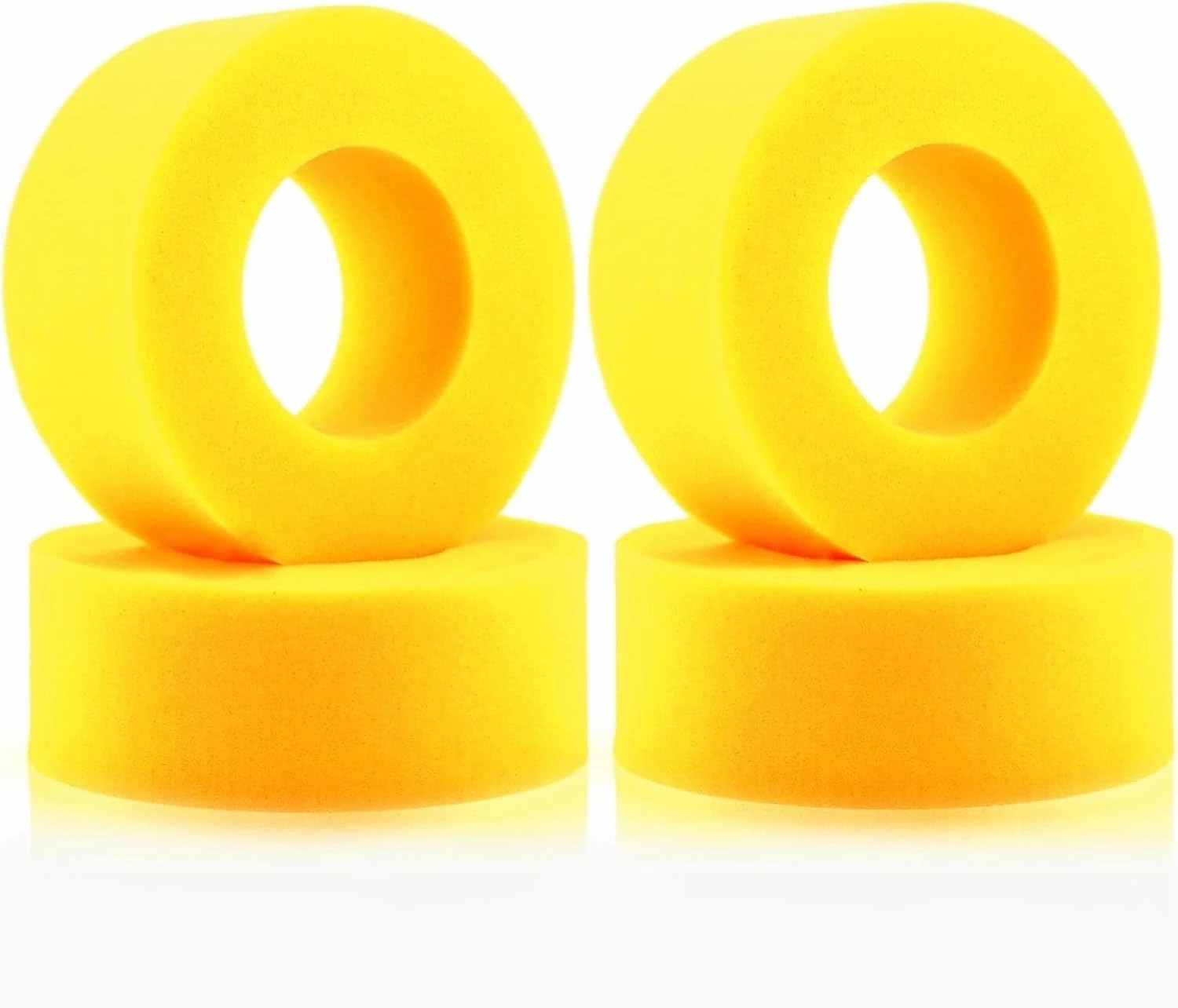 RC Wheel Tire Compatible with Axial for SCX10 90046 TRX4 4Pcs Green Soft TPE Foam 100-105mm 98-105mm 1.9" Wheel Tires for RC Crawler RC Tire