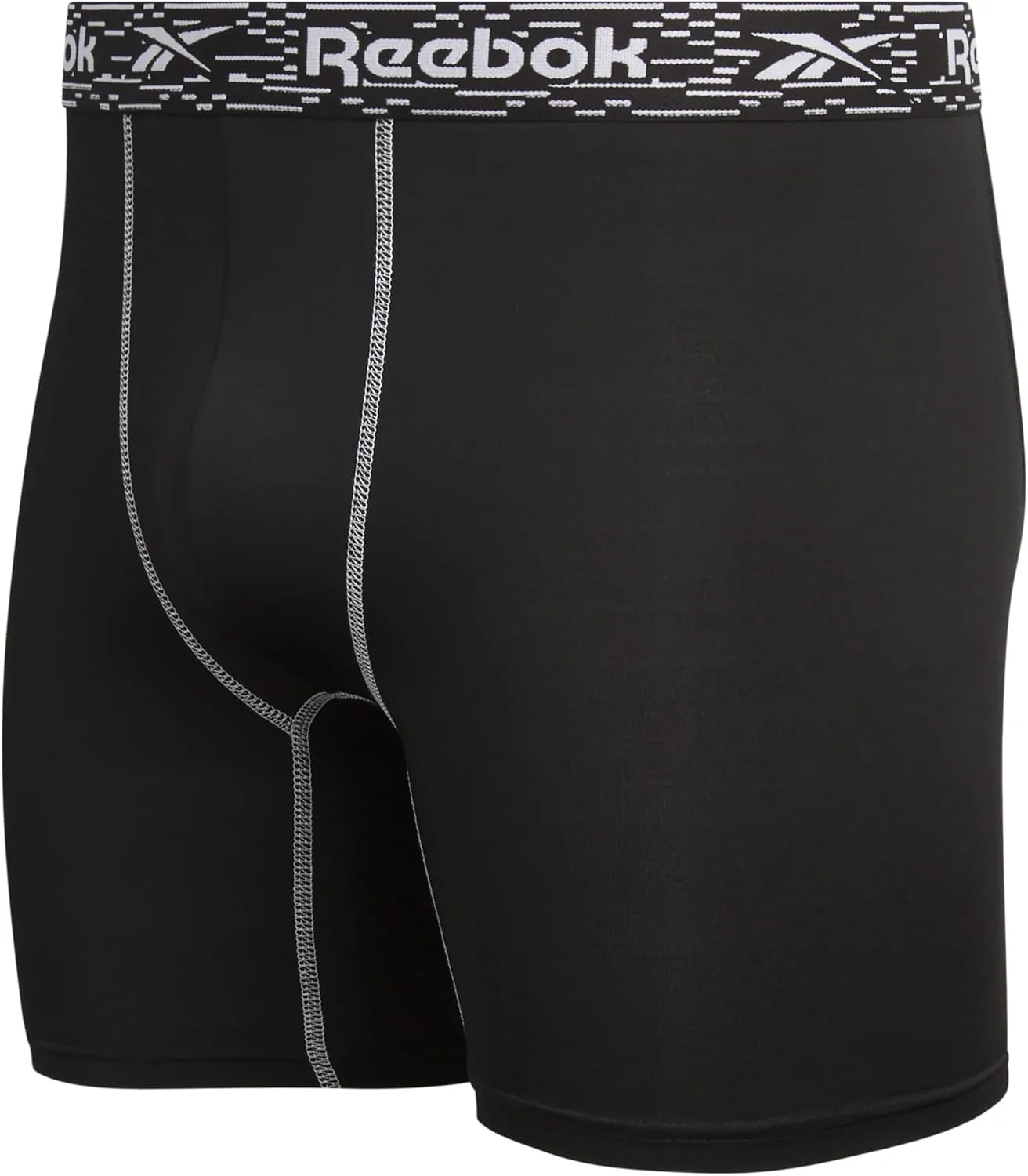 Reebok Mens Boxer Briefs - 3 Pack Stretch Moisture Wicking Mens Underwear with Contour Pouch Boxers for Men (Sizes: S-XL)