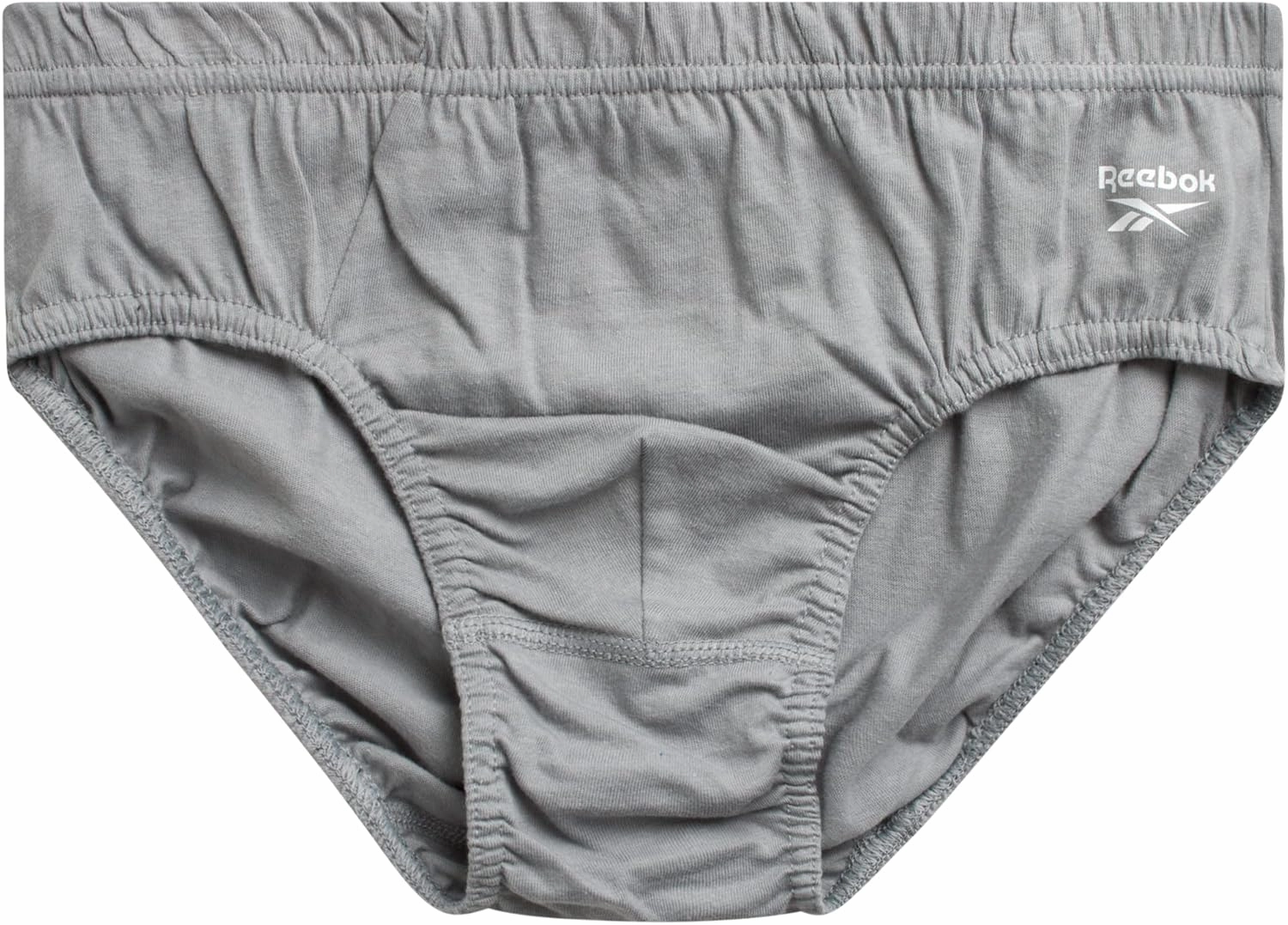 Reebok Low Rise Mens Underwear Briefs - 5 Pack Performance Briefs Cotton Underwear For Men with Contour Pouch (Sizes: S-XL)