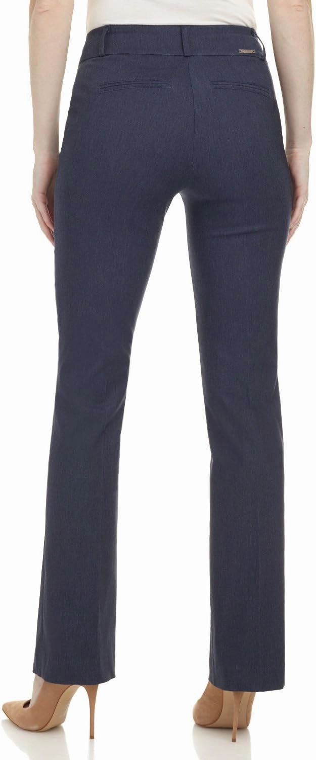 Rekucci Womens Ease into Comfort Fit Barely Bootcut Business Casual Stretch Pants in Regular/Tall/Petite fit