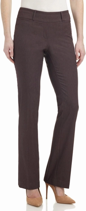 Rekucci Womens Ease into Comfort Fit Barely Bootcut Business Casual Stretch Pants in Regular/Tall/Petite fit