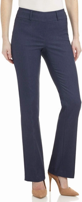 Rekucci Womens Ease into Comfort Fit Barely Bootcut Business Casual Stretch Pants in Regular/Tall/Petite fit