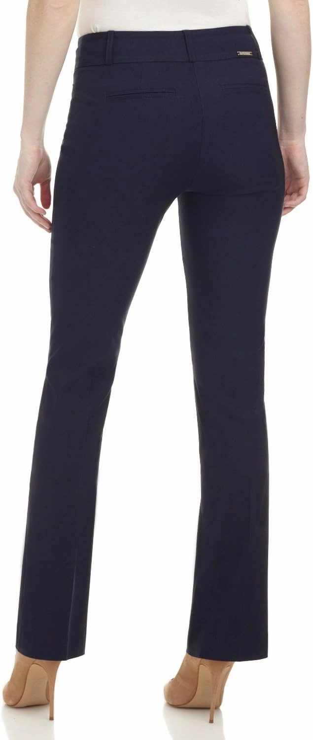 Rekucci Womens Ease into Comfort Fit Barely Bootcut Business Casual Stretch Pants in Regular/Tall/Petite fit