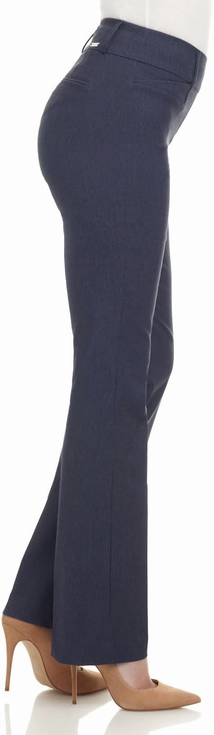 Rekucci Womens Ease into Comfort Fit Barely Bootcut Business Casual Stretch Pants in Regular/Tall/Petite fit