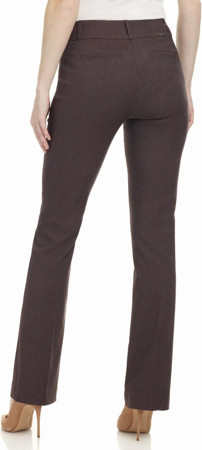 Rekucci Womens Ease into Comfort Fit Barely Bootcut Business Casual Stretch Pants in Regular/Tall/Petite fit