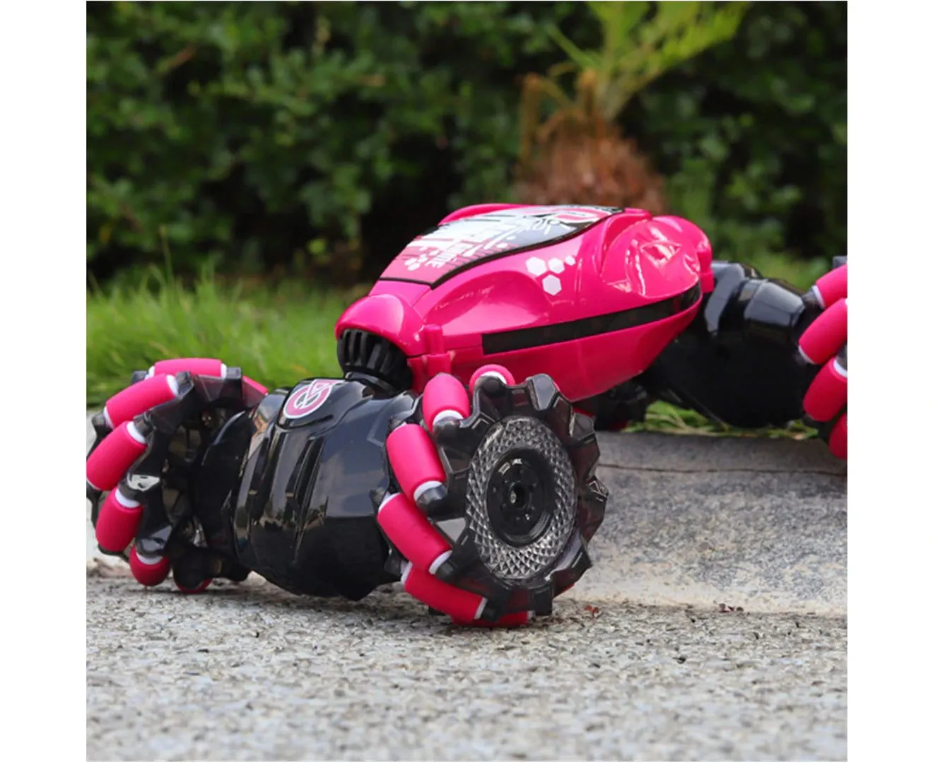 Remote Hand Control Watch Gesture Sensor Twist Car Toy USB charging Car Toy -Red