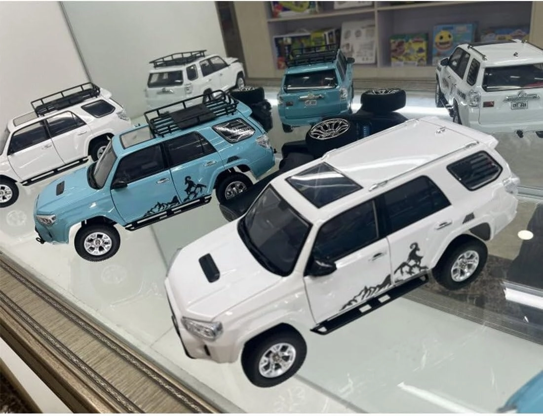 Remote Control Car, All Terrains RC Electric Brushed Off Road Climbing Car, 1/18 4WD RC Buggy Truck 2.4G RC Car, High Speed RC Truck Vehicle Model for Adults RTR Version, White