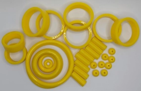 Replacement Repair Rubber Silicone Ring Kit for Stern Foo Fighters Premium/LE Pinball Machine (Yellow)