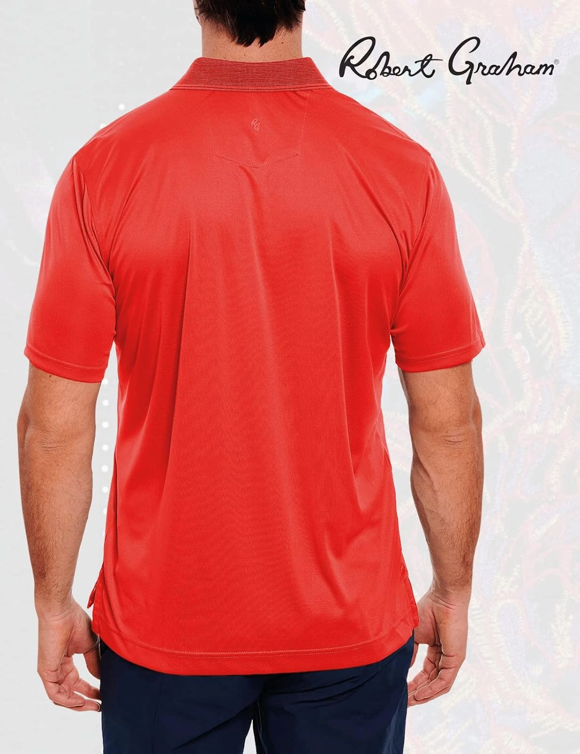 Robert Graham Ace Short-Sleeve Knit Shirt, Pull-on Polo for Men