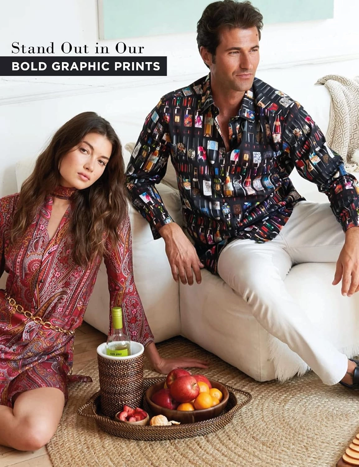 Robert Graham Ace Short-Sleeve Knit Shirt, Pull-on Polo for Men