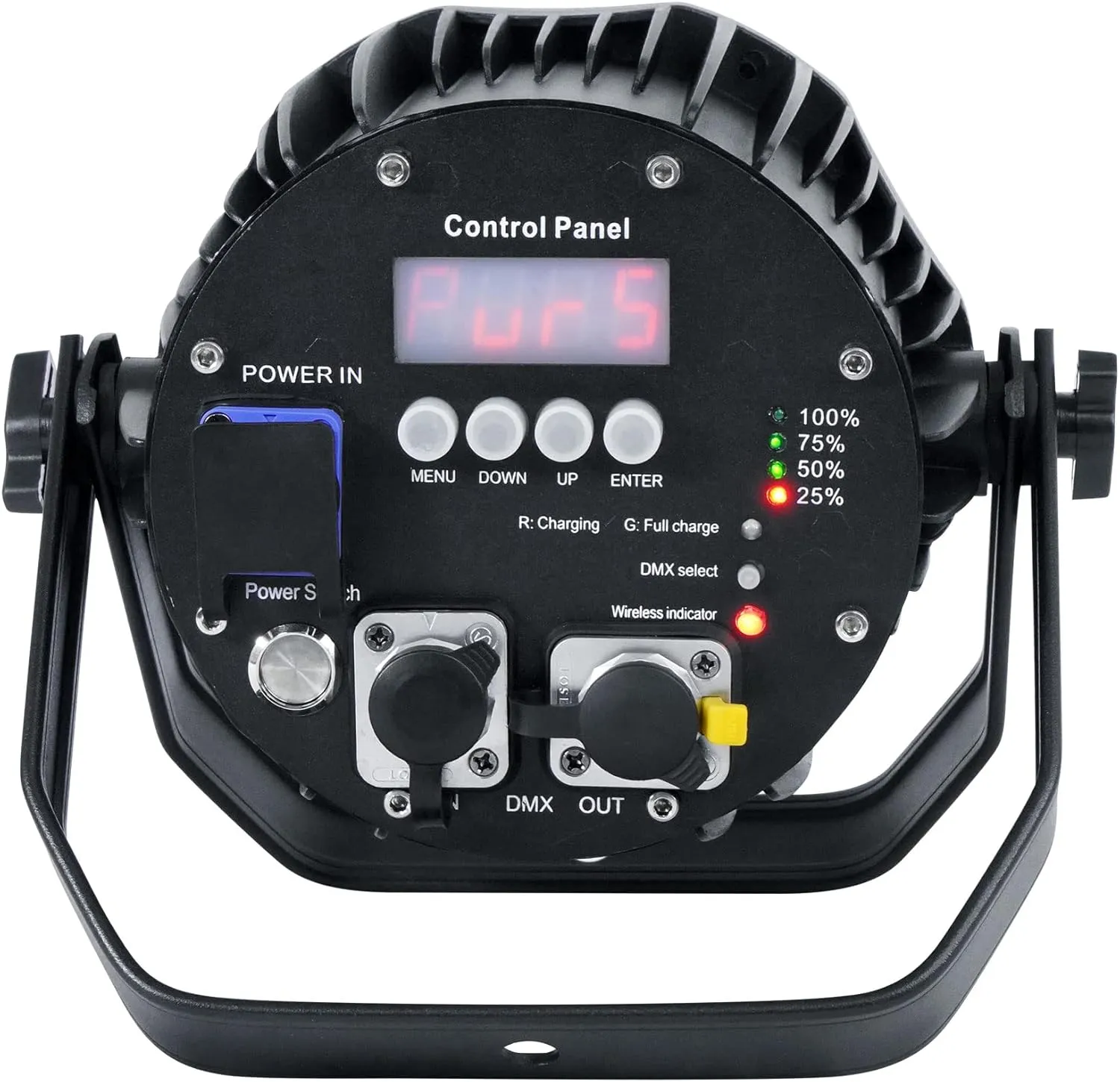 Rockville Best Pack H2O (6) Water Resistant Battery Par DJ Lights Charge Case