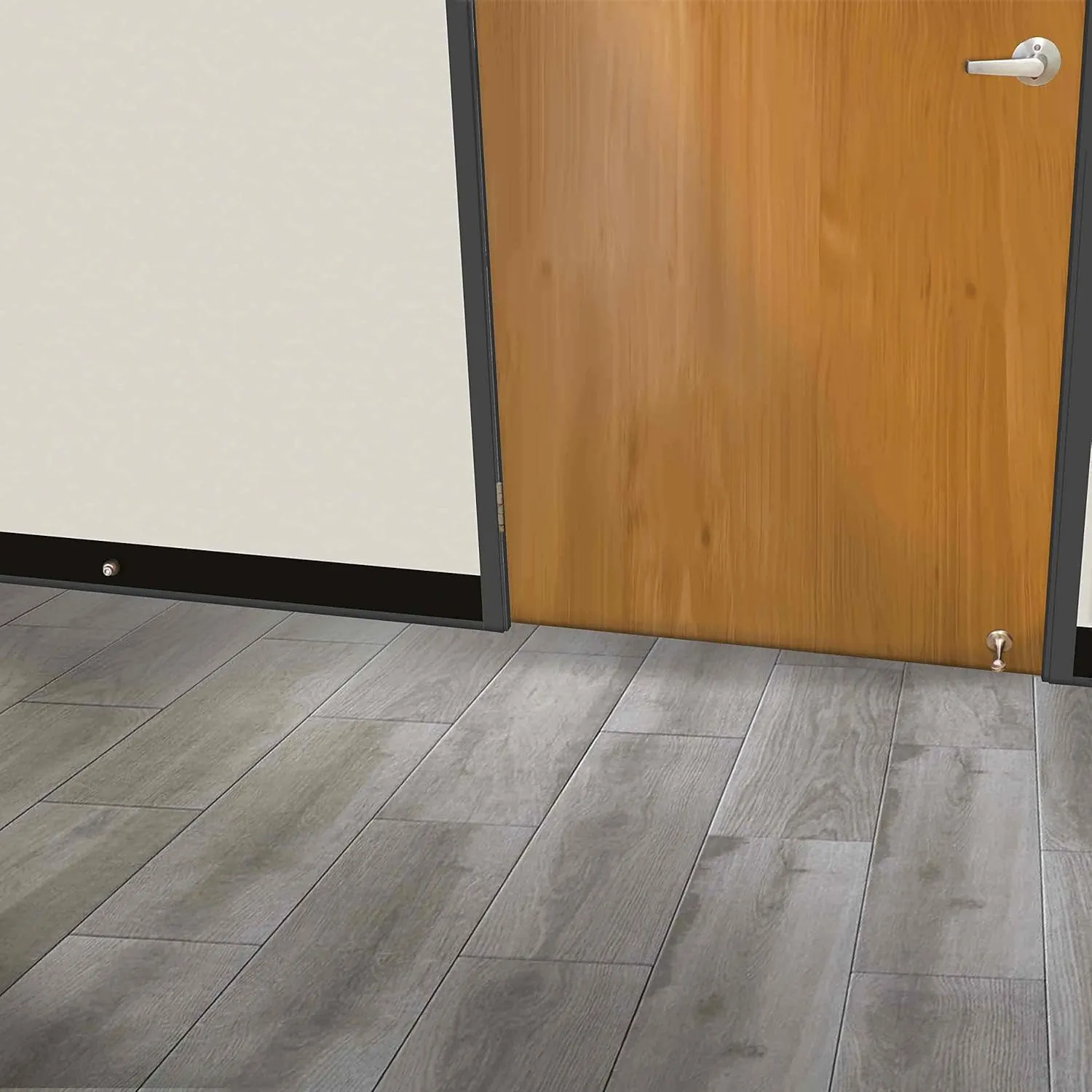 Rok Hardware Magnetic Door Stop Holder 3 Inches (Brushed Nickel, 2 Pack)