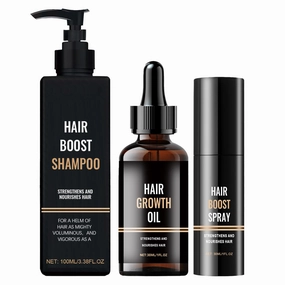 Root Activator Shampoo & Spray & Oil Set, Herbal Root Activator Shampoo for Hair Growth, Natural Hair Regrōwth Shampoos for Men & Women