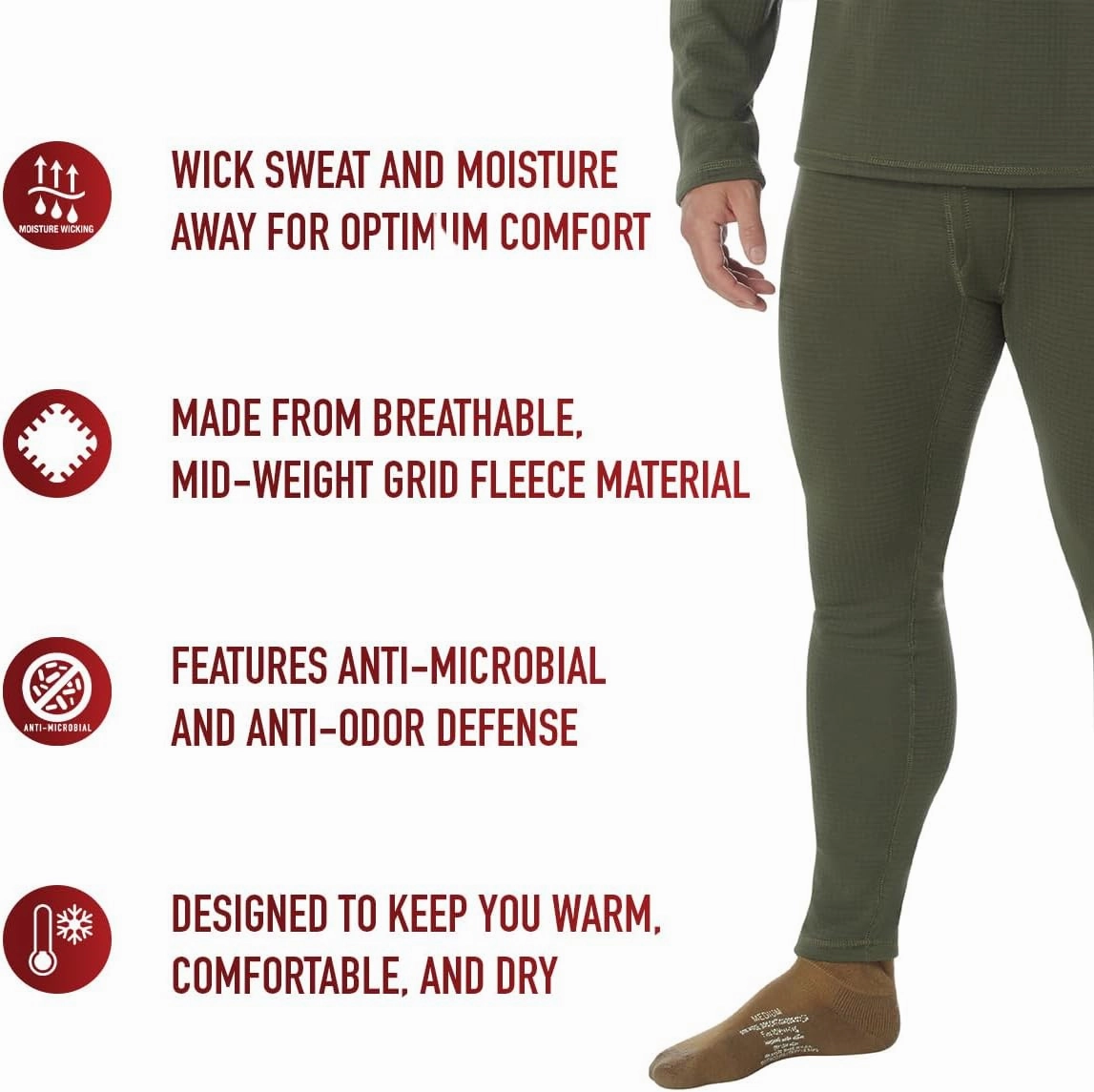 Rothco Gen III Level II Underwear Bottoms