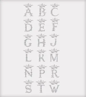 Royal Alphabet Greeting Card