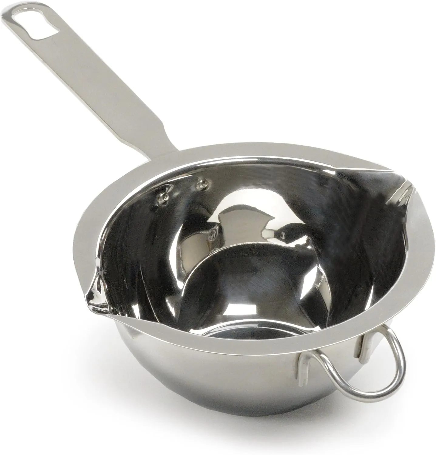 RSVP International Double Boiler Collection Stainless Steel, Dishwasher Safe, 2 Cup