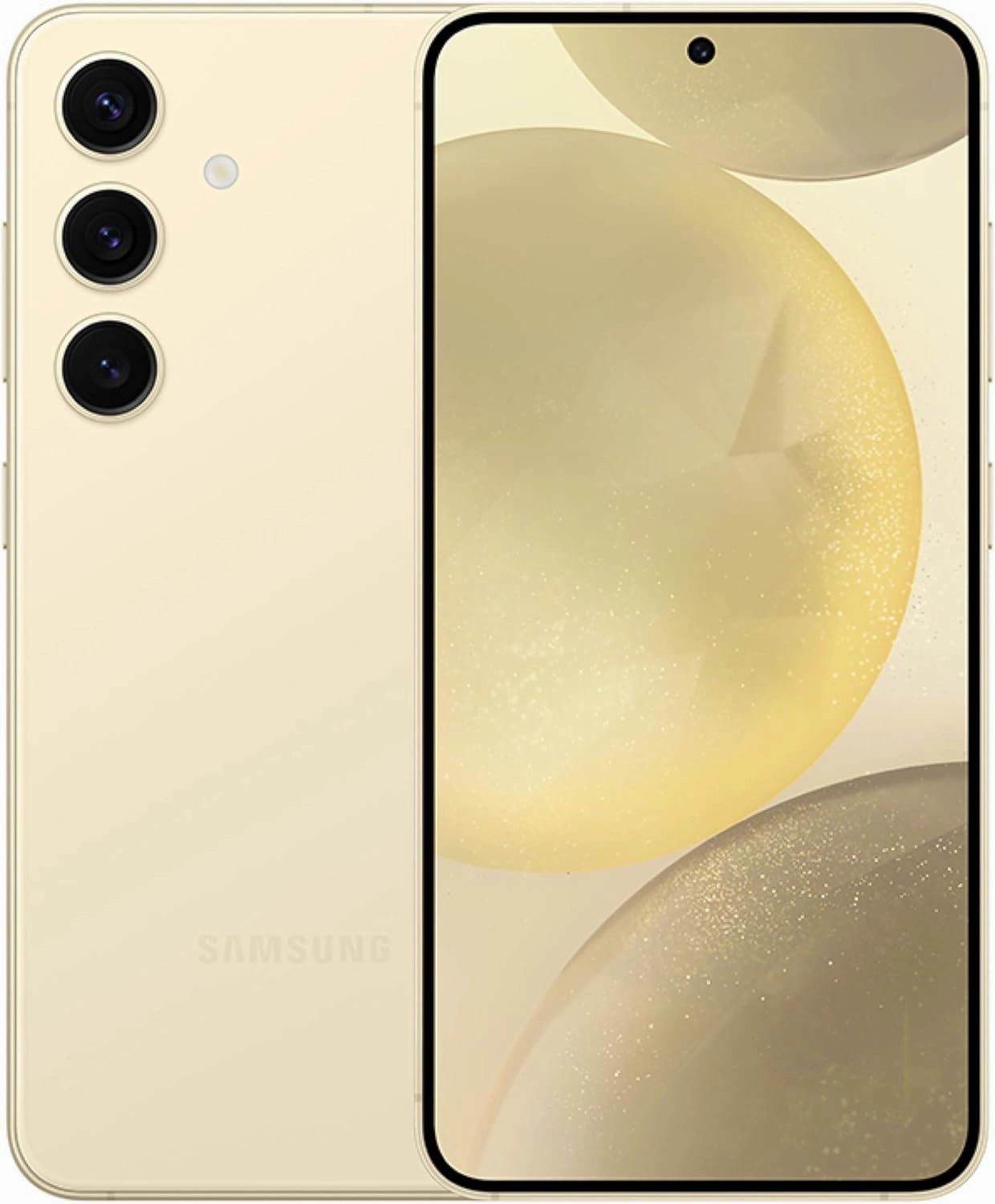 SAMSUNG Galaxy S24 Cell Phone, 256GB AI Smartphone, Unlocked Android, 50MP Camera, Fastest Processor, Long Battery Life, US Version, 2024, Amber Yellow