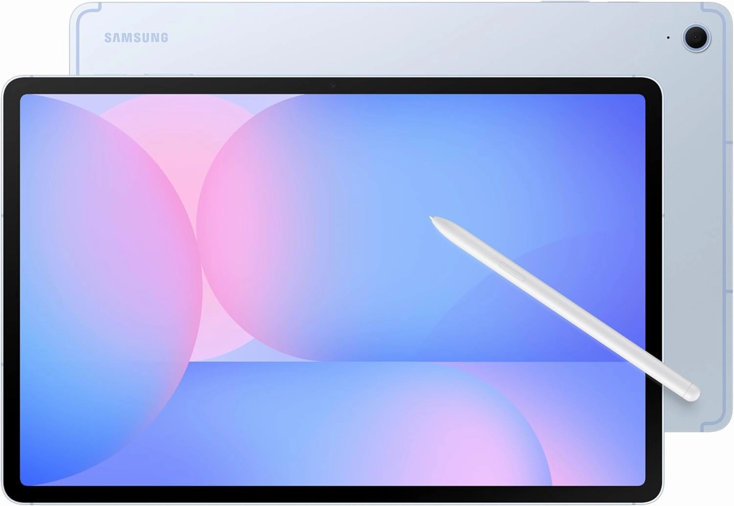 SAMSUNG Galaxy Tab S10 FE  13.1” 256GB WiFi Android Tablet   1/2 Off Book Cover Keyboard Slim, Long Battery Life, Powerful Processor, S Pen, US Version, 2025, 2 Yr Manufacturer Warranty, Blue