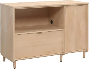 Sauder Clifford Place Commercial Office Credenza, for TVs up to 46", in a Natural Maple Finish
