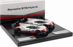 Scale Model 1:43 IXO for Porsche Racing Model 919 Hybrid Evo #1 Racing Set 2018 Collection Coupe Simulation