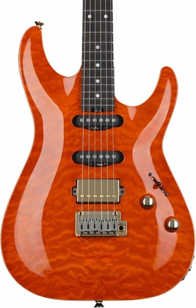 Schecter California Classic SSolidbody Electric Guitar - Trans Amber