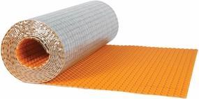 Schluter Ditra-Heat-Duo-PS Peel and Stick Uncoupling Membrane with Sound Control and Thermal Break - Ideal for Multi-Story Construction - 5/16-Inch Thickness, 108 Square Feet Roll - DHDPS810M