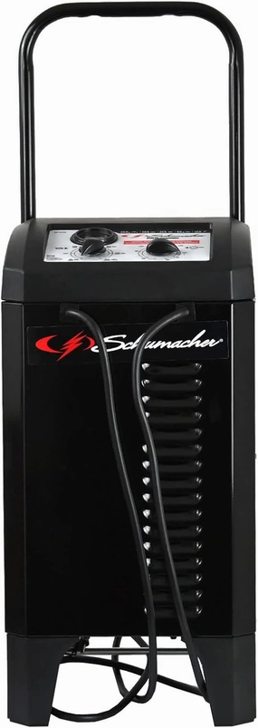 Schumacher Electric Manual Battery Charger & Engine Starter – 6V/12V 250A Heavy-Duty Battery Charger with 50A Boost Mode, Color-Coded Clamps, 6-Foot Output Cables & Rugged Design SC1445