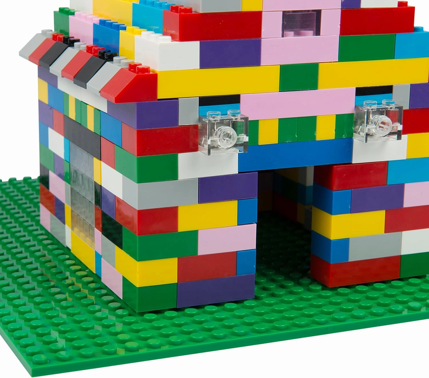 SCS Direct Bricks Building Blocks Baseplates - Large 10" x 10" Stackable - Variety Pack Plates with Dual Connectivity(6 Pk) Compatible with and Tight Fit All Major Building Blocks Brands, Gift