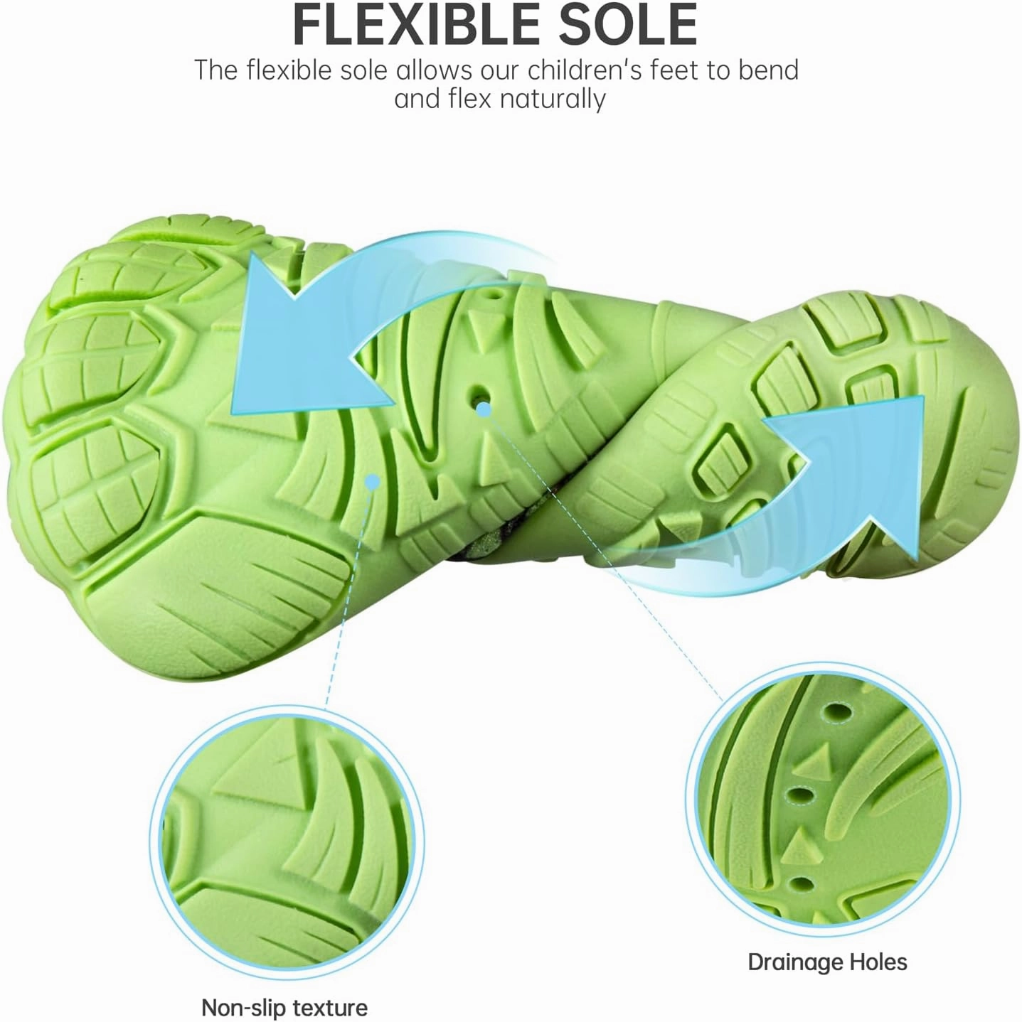 SEEKWAY Barefoot Water Shoes for Kids - Wide Toe Box and Quick-Dry Sand Shoes Toddler for Hiking Swim Beach Pool Kayak Sport Accessories, Camping Essentials Must-Haves for Boys Girls Sizes