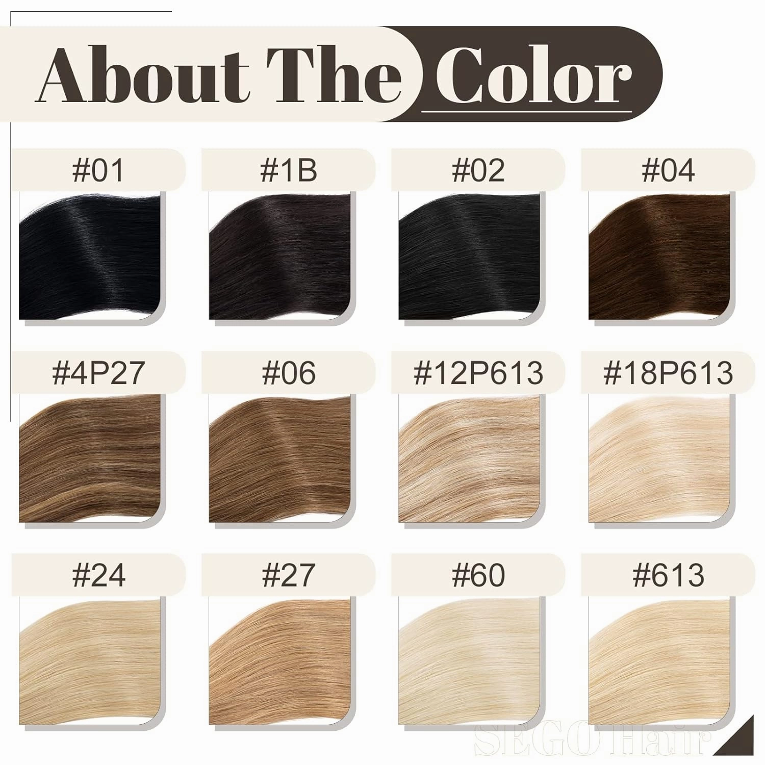 SEGO U Tip Hair Extensions - 100 Strands, 100% Remy Human Hair, Silky Straight, Keratin Fusion Pre-Bonded, #6 Light Brown, 18 inches, 50g