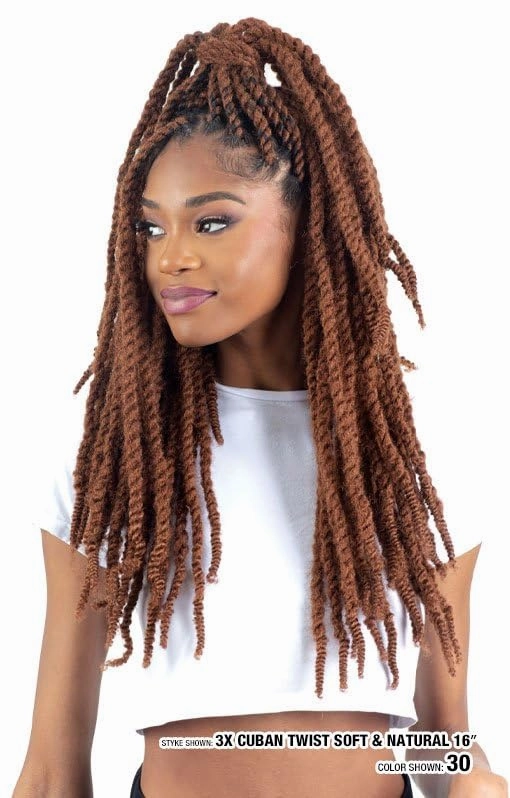 SHAKE-N-GO 3x Cuban Twist Soft & Natural 22" (1-PACK) (LIGHT BLONDE 613)
