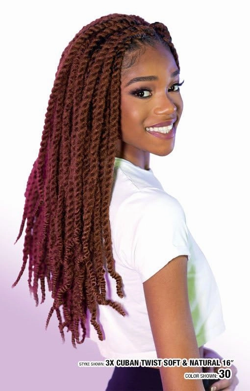 SHAKE-N-GO 3x Cuban Twist Soft & Natural 22" (1-PACK) (LIGHT BLONDE 613)