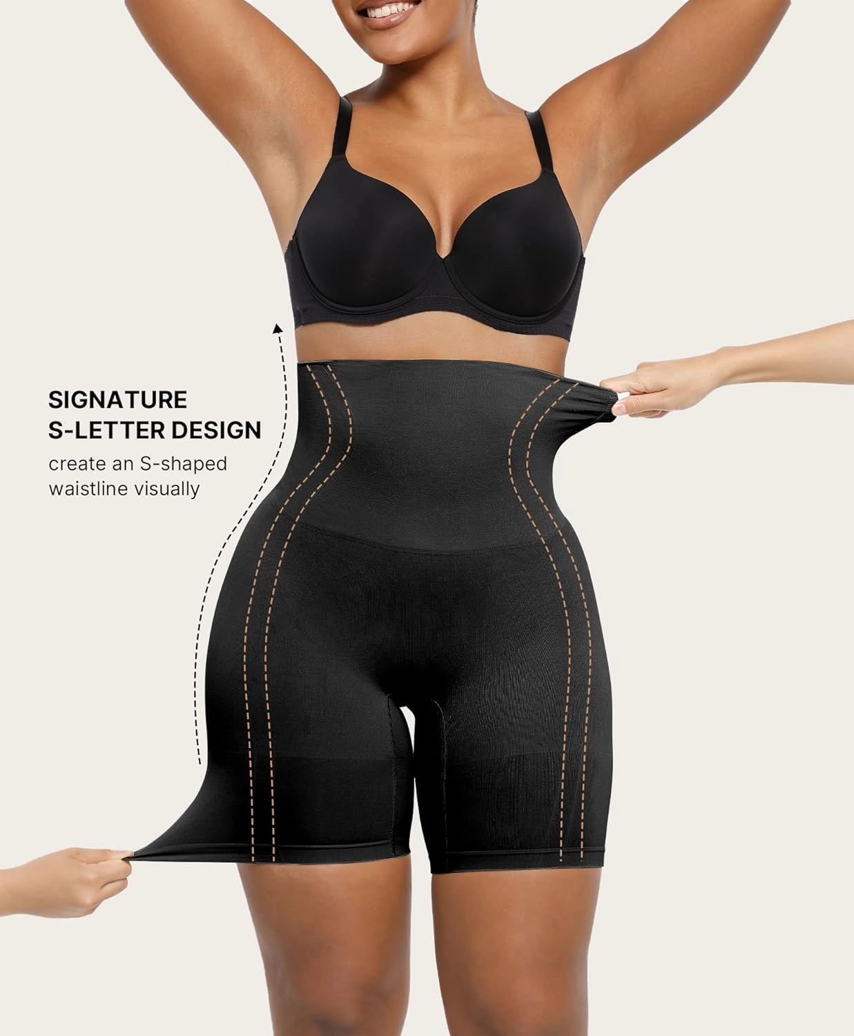 SHAPELLX Shapewear Tummy Control Shorts for Women Seamless High Waisted Body Shaper Thigh Slimming Underwear Girdle