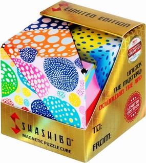 SHASHIBO Easter Limited Edition Shape Shifting Box - STEM Magnetic Fidget Cube That Transforms Into Over 70 Shapes, Download Fun in Motion Toys Mobile App (Bubbles)