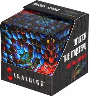 SHASHIBO Jumbie Shape Shifting Box - STEM Magnetic Fidget Cube That Transforms Into Over 70 Shapes, Download Fun in Motion Toys Mobile App (The Chameleon)