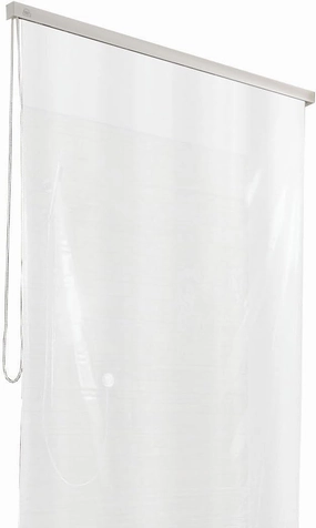 Shower Roller Blind 50.4 X 94.5in [128 X 240cm] (White) - Blind Only, Requires Cartridge