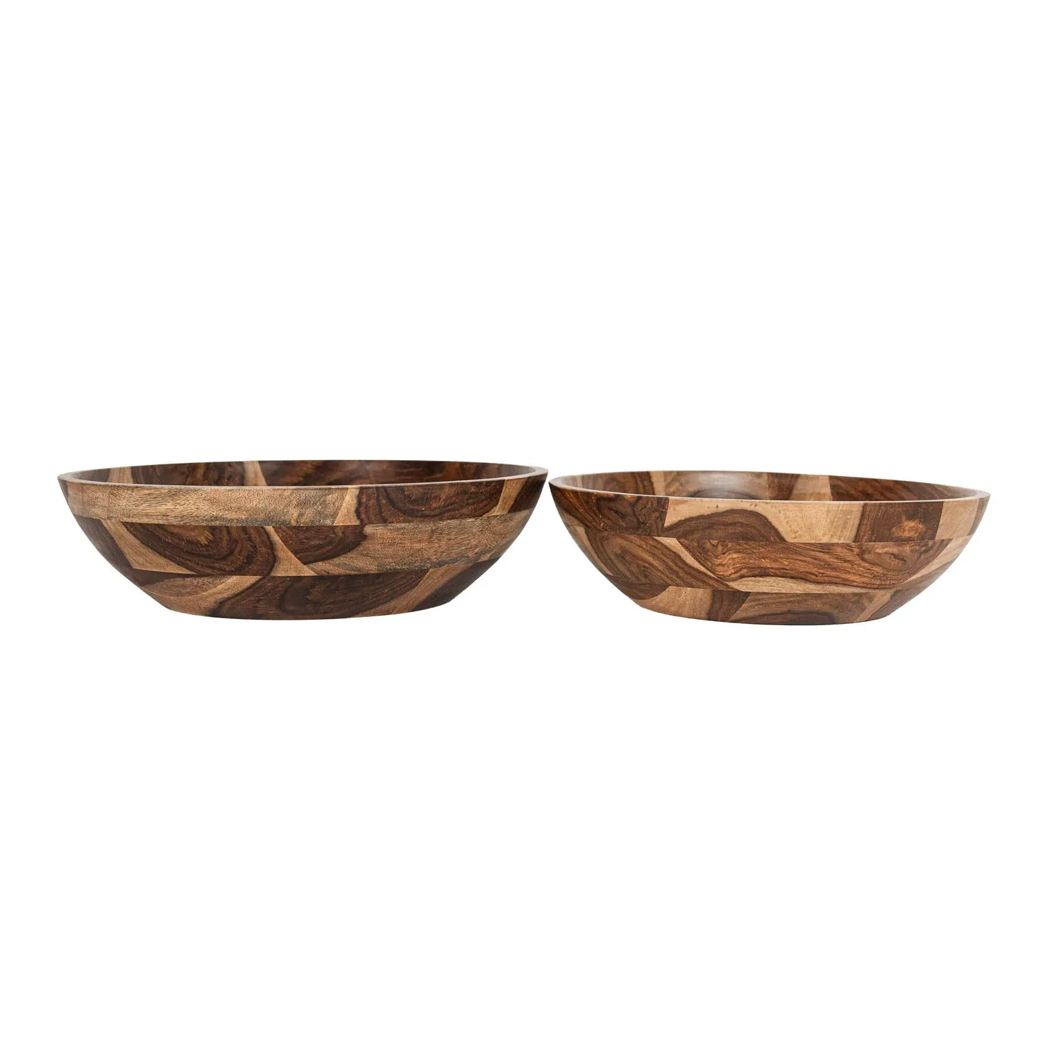 SILAS SHEESHAM WOOD SERVING BOWLS, SET OF 2 (MIN 1)