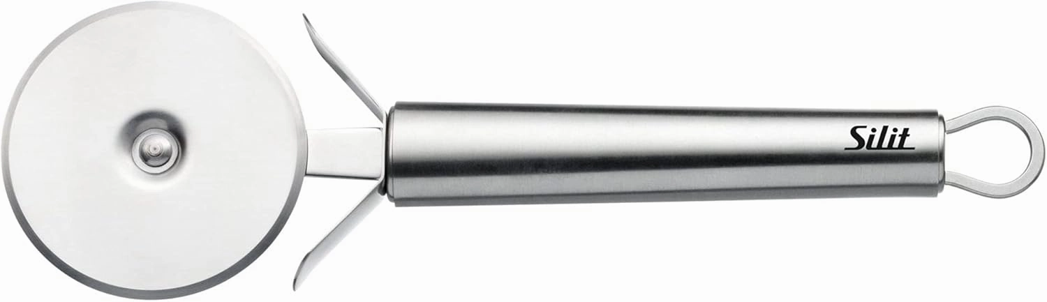 Silit 2142300694 Classic Line Pizza Cutter 17.5 cm Polished Stainless Steel Dishwasher Safe, stainlesssteel