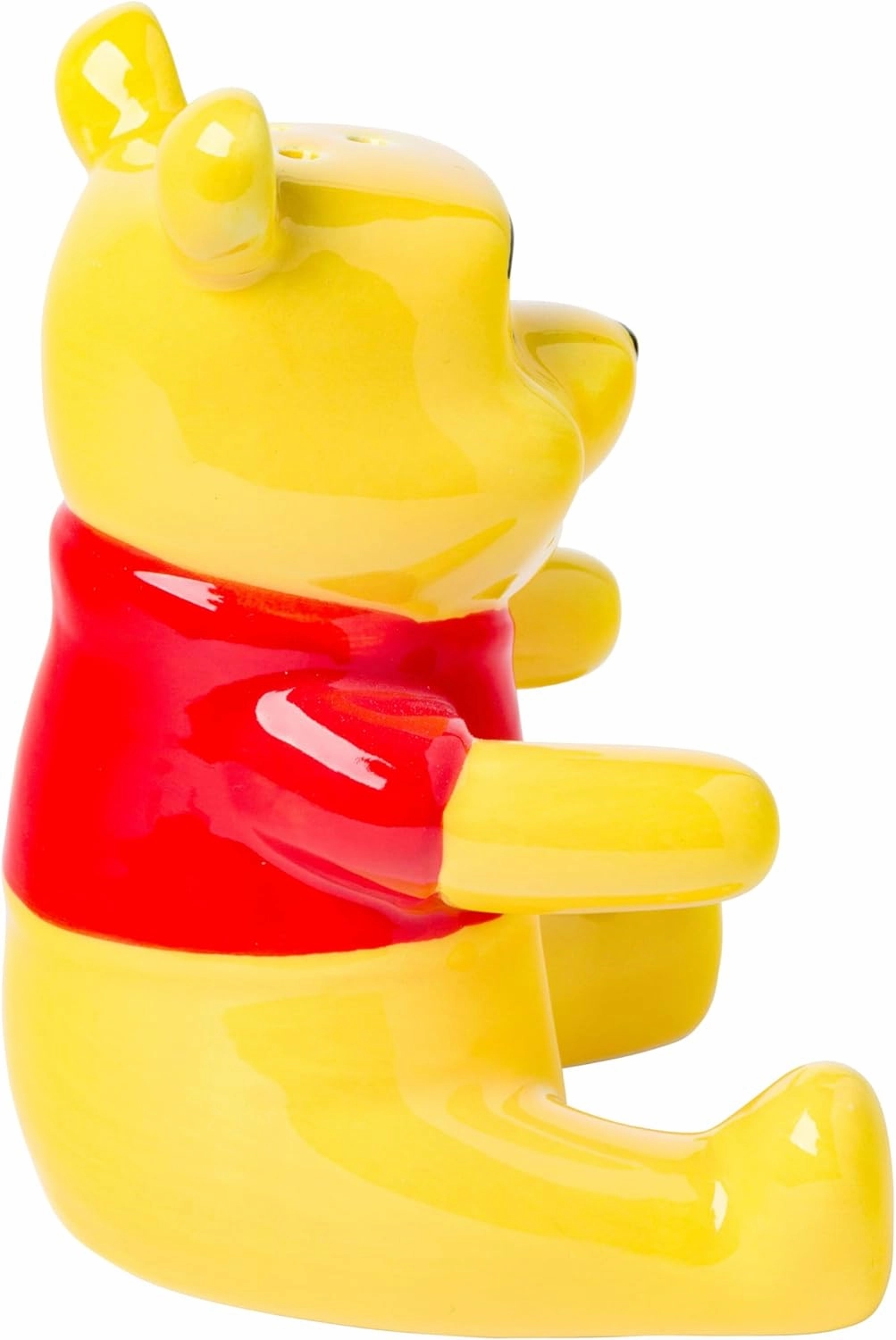Silver Buffalo Disney Winnie the Pooh 3D Ceramic Salt and Pepper Shaker Set, 5.5” L x 2.75” W x 4” H