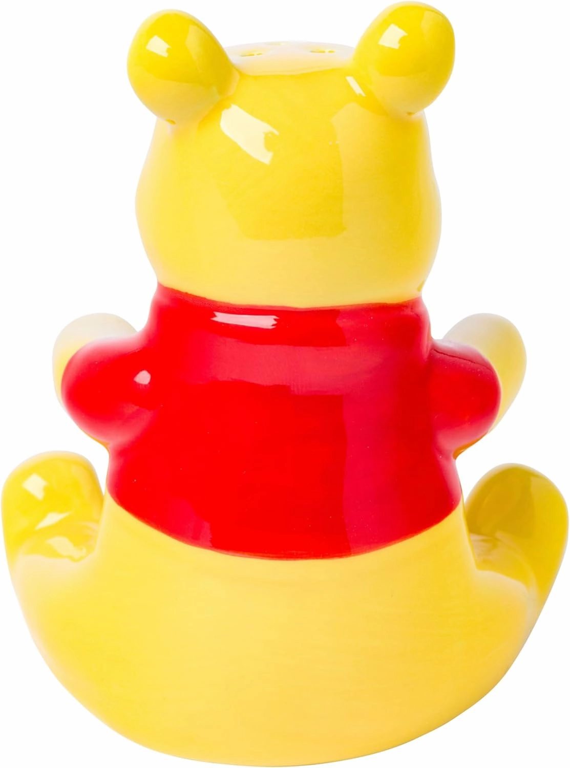 Silver Buffalo Disney Winnie the Pooh 3D Ceramic Salt and Pepper Shaker Set, 5.5” L x 2.75” W x 4” H