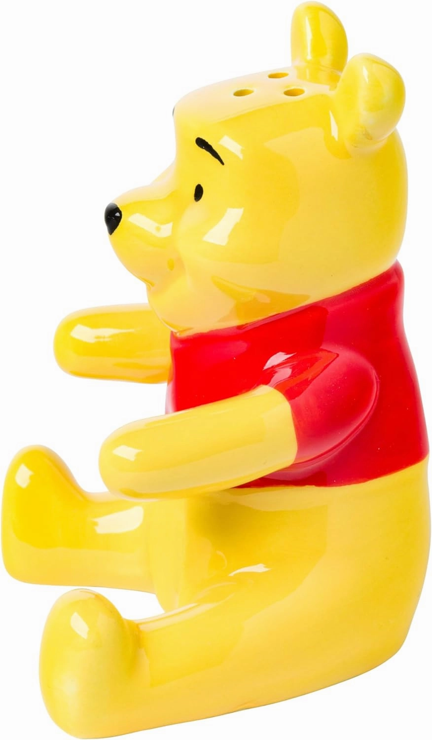 Silver Buffalo Disney Winnie the Pooh 3D Ceramic Salt and Pepper Shaker Set, 5.5” L x 2.75” W x 4” H