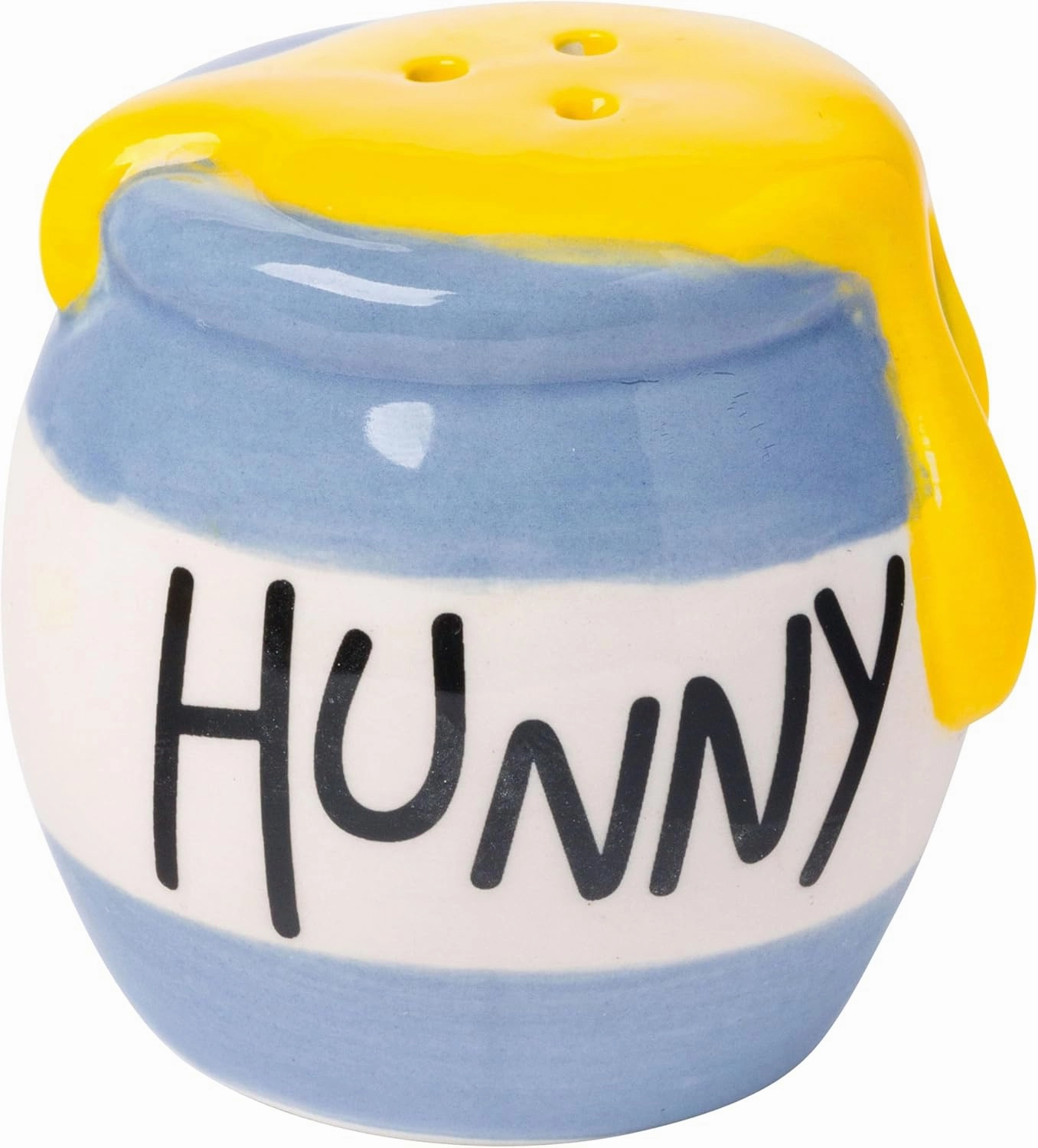 Silver Buffalo Disney Winnie the Pooh 3D Ceramic Salt and Pepper Shaker Set, 5.5” L x 2.75” W x 4” H