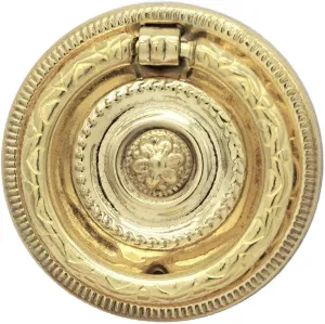 Single Post Drawer Pull Sheraton Hepplewhite Drawer Pull Furniture Pull Cabinet Drawer Pull - Colonial Revival Furniture Drawer Pull - 2" - Made of Brass - Excellent Replica of an Antique Original