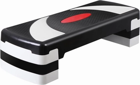 Smartxchoices 30'' Aerobics Stepper Workout Step Platform with 4" - 6" - 8" Adjustable Risers, Fitness Exercise Workout Trainer,Non-Slip Step Platform for Cardio, Core, Strength Training,Home Gym